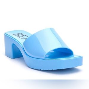 Triple Threads Blue Jelly Sandle